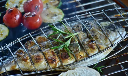 Gegrillter Fisch