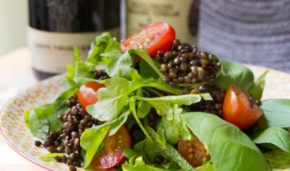 sommerlicher Linsensalat