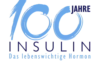 Logo 100 Jahre Insulin mit Claim