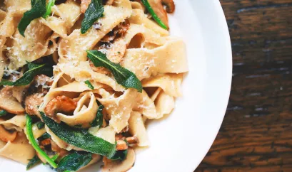 Pappardelle mit Pilzen und Salbei