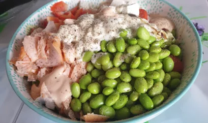 Lachs-Bowl