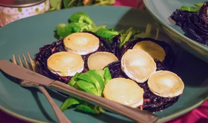 überbackener Rotkohl