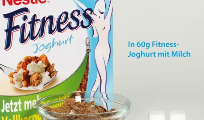 Nestle Müsli mit Text