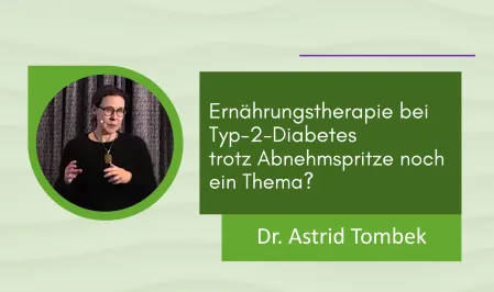 Der Vortrag von Dr. Astrid Tombek beim Weltdiabetestag 2024: Ernährungstherapie bei Typ-2-Diabetes trotz Abnehmspritze noch ein Thema?
