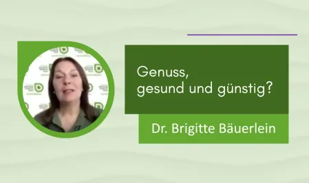 Genuss, gesund und günstig