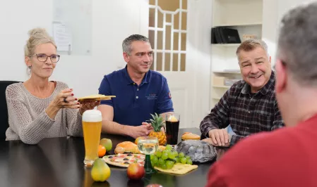 Patienten bei Ernährungsberatung