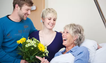 Menschen mit Diabetes im Krankenhaus 