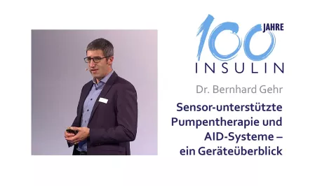 100 Jahre Insulin Gehr Geräteüberblick