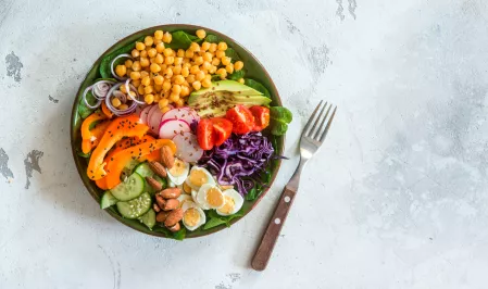 Vegetarische Gemüse-Bowl