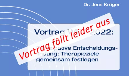 Teaserbild WDT 2022 Vortrag Kröger Therapieziele (abgesagt)