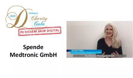 Scheckübergabe Medtronic Gala 2020